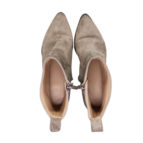 Veronica Beard Shoes Womens 7 Bootie Leather Western Fashion Kinsley Pointed Toe - Picture 9 of 16